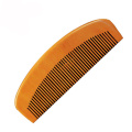 FQ marca cabelo logotipo personalizado boutique cuidados pêssego pente de madeira